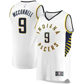 youth fanatics branded tj mcconnell white indiana pacers fa-450